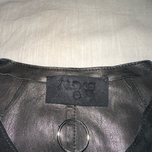 ALEXIS Mika Suede Jacket w/ Fringe Black - Picture 3 of 7